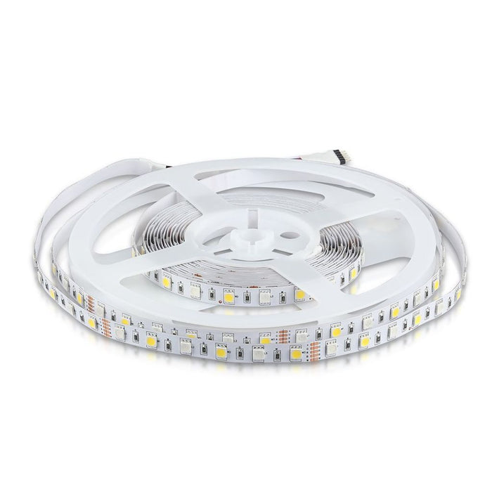 Strip LED 5050 - 60 LED 12V IP20 RGB + 4000K