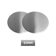 Filtro caffè in acciaio inox adatto per accessori macchina caffè, 51 mm, due pezzi