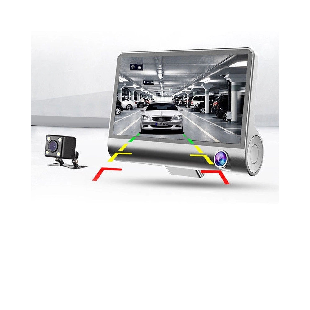 Trade Shop - Mini Dvr Auto Full Hd 1080p Camera Monitor Lcd 4" Anteriore Posteriore Interna -
