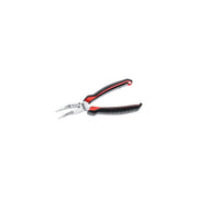 USAG U01310160 131AP Pinza Becchi Piatti Piegati a 45° Superficie Zigrinata Impugnature Ergonomiche Bimateriali Cerniera Forgiata Esecuzione Cromata colore Nero