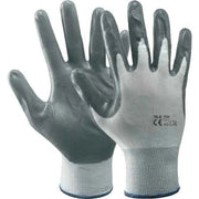GUANTO POLIESTERE/NITRILE IDEAL STAR Tg. 9 - 12 paia- IDEAL STAR