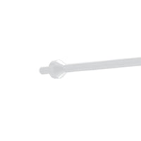 Portarotolo serie care in acciaio verniciato bianco per maniglione ribaltabile