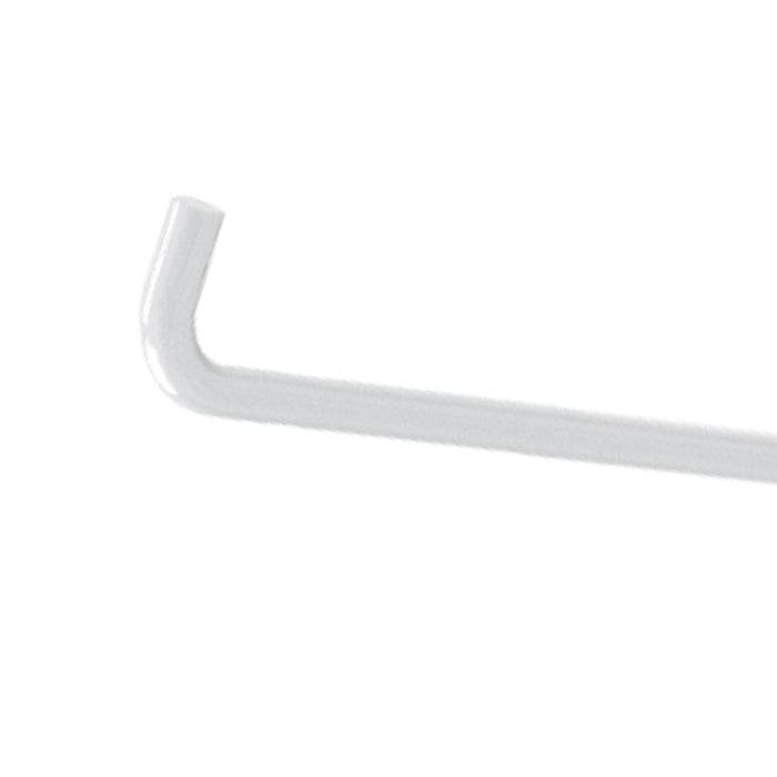 Portarotolo serie care in acciaio verniciato bianco per maniglione ribaltabile