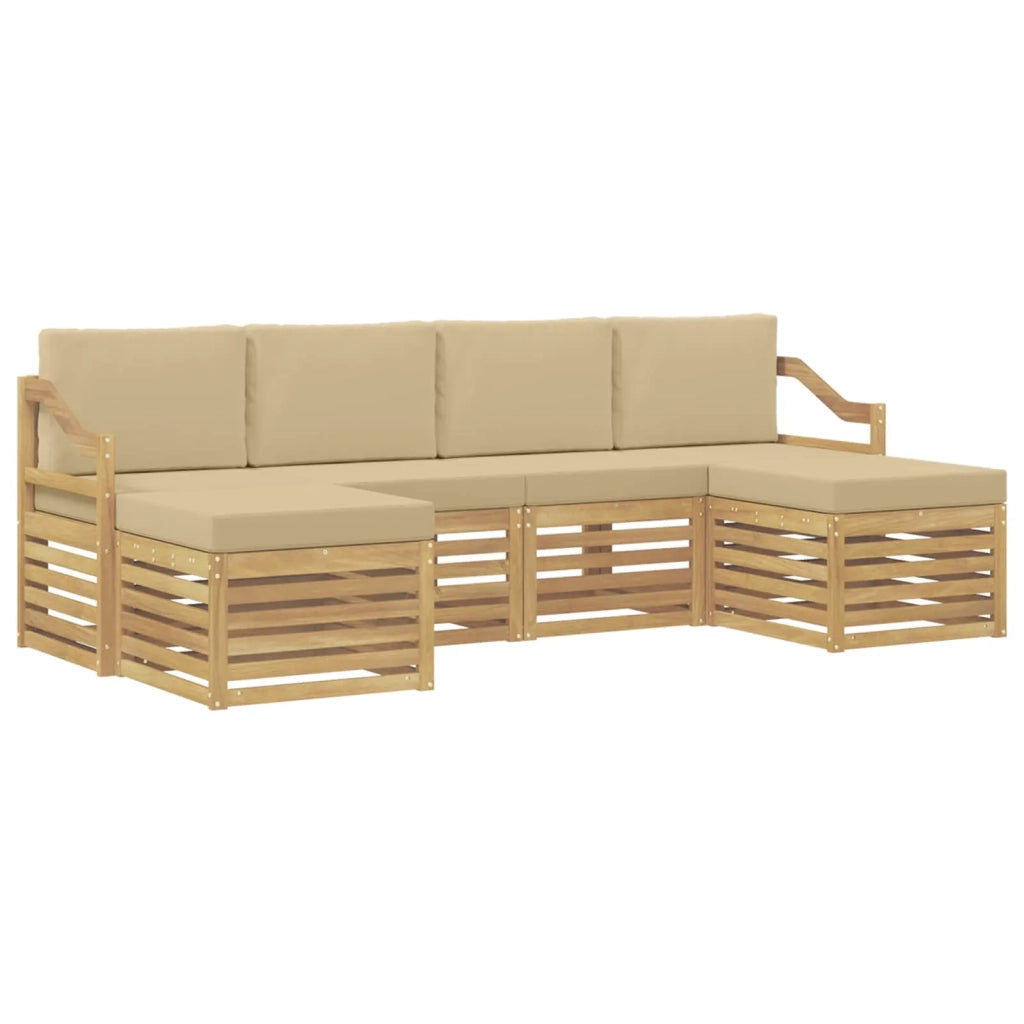 Set divani Legno di Acacia Massello