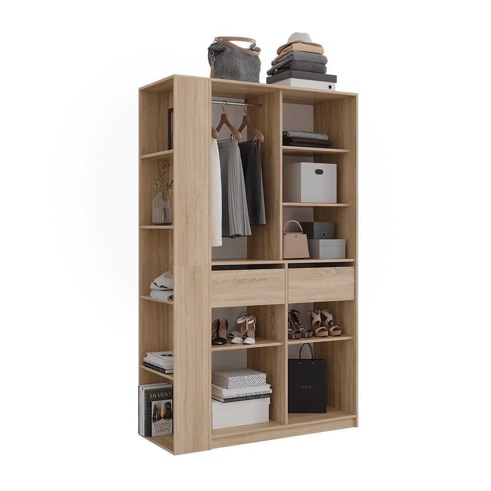 Armadio Elmo Sonoma 50 x 200 cm Set di 2 Vicco