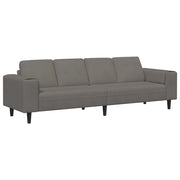 Divano | Divano da soggiorno | Sofa Grigio chiaro 250 x 77 x 76 cm Tessuto in Cords