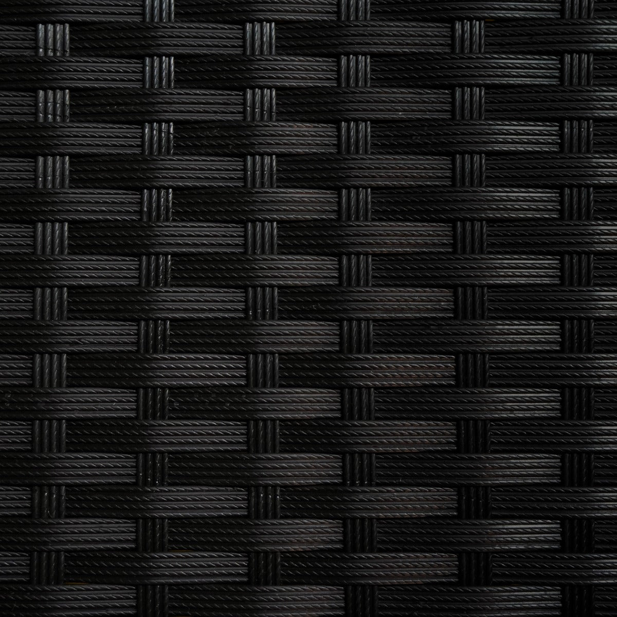 Rattan Box da giardino Nero Grande 138cm Cassapanca per cuscini 582L