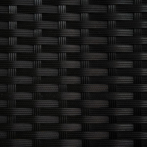 Rattan Box da giardino Nero Grande 138cm Cassapanca per cuscini 582L