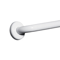 Maniglia serie care in acciaio laccato bianca cm l. 80 x 3,2