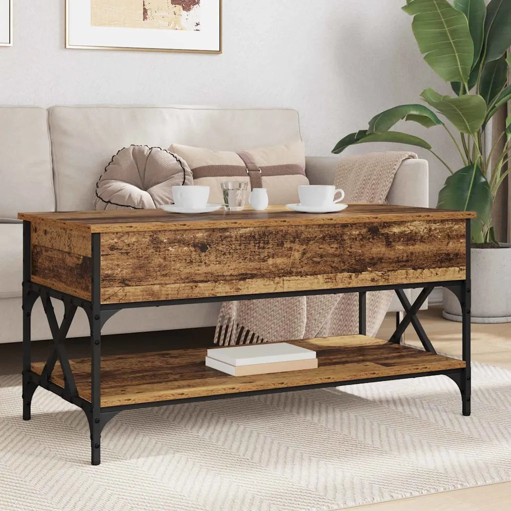 Tavolino da salotto Legno vecchio 100 x 50 x 50 cm 883041
