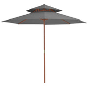 Ombrellone doppio con palo in legno 270 cm antracite 02_0008439