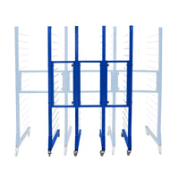 Carrello per Asciugatura Vernici a Spruzzo Combinato x 3 con 4 ruote resistenti 375 kg di capacità