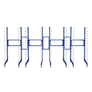 Carrello per Asciugatura Vernici a Spruzzo Combinato x 4 con 4 ruote resistenti 375 kg di capacità