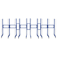 Carrello per Asciugatura Vernici a Spruzzo Combinato x 5 con 4 ruote resistenti 375 kg di capacità