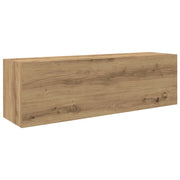 Mobiletto da bagno a parete pratico e di design 100 x 25 x 30 cm mobile multifunzionale in legno di rovere ingegnerizzato realizzato artigianalmente 02_0051292