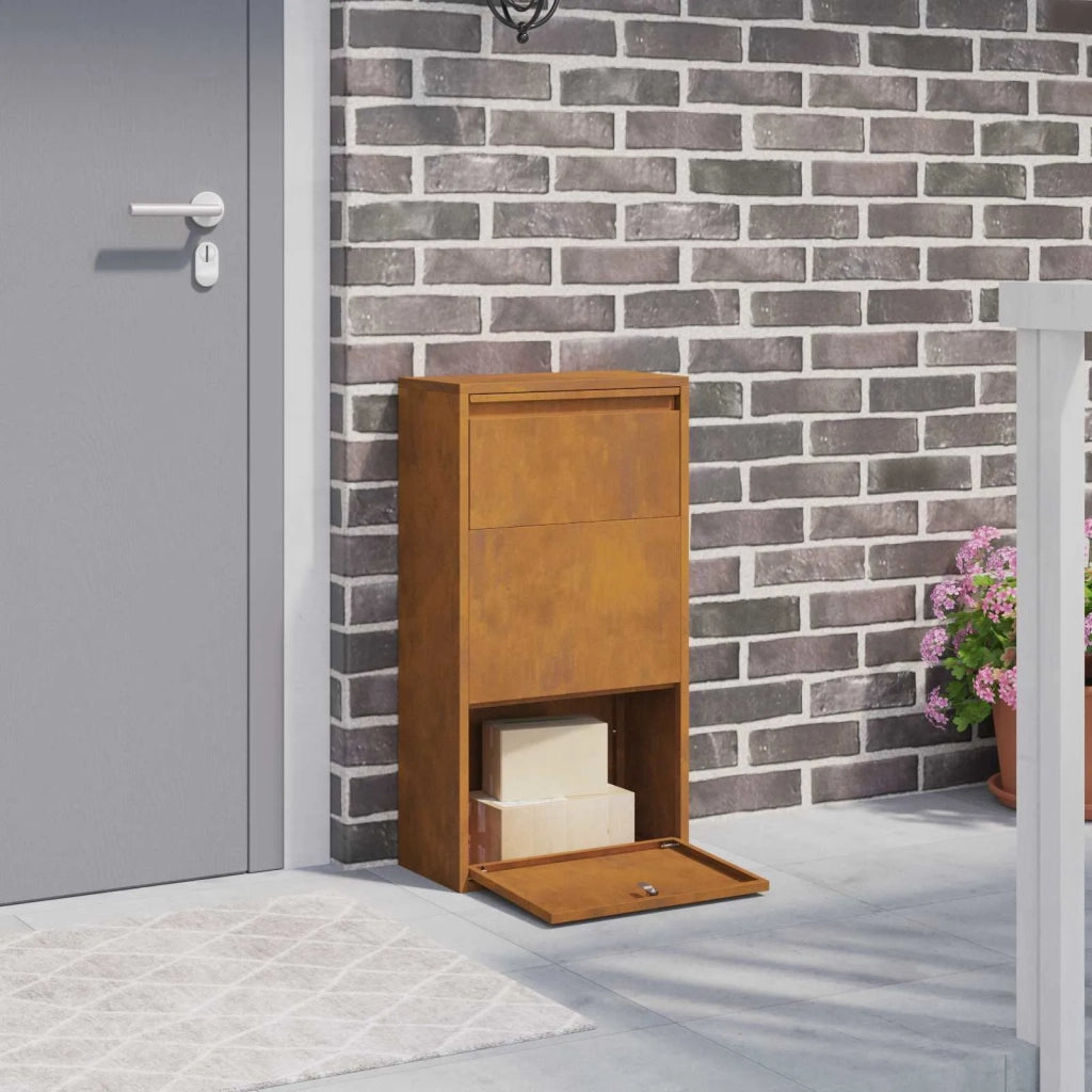Cassetta per pacchi con archiviazione Ruggine 44 x 22 x 82 cm CFW1888014