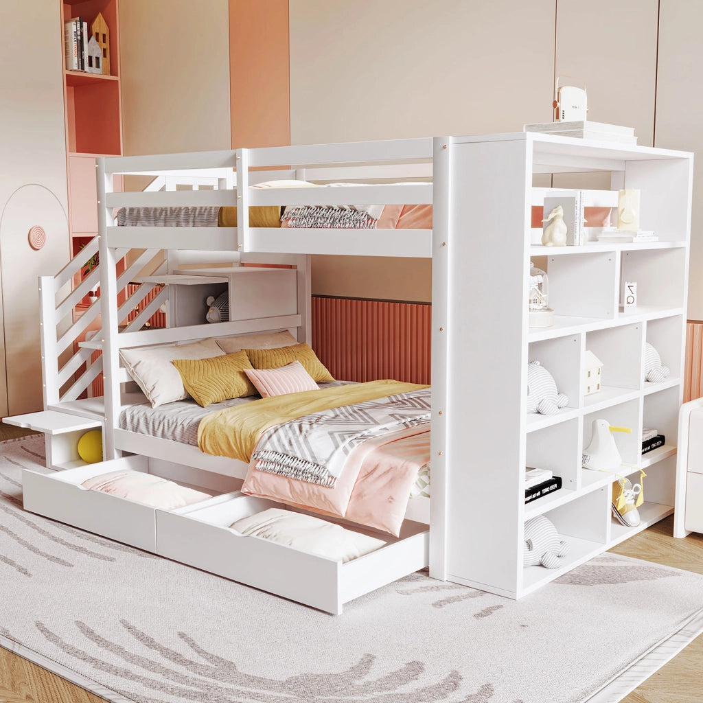 LETTO A CASTELLO 90x200 cm Legno Bianco