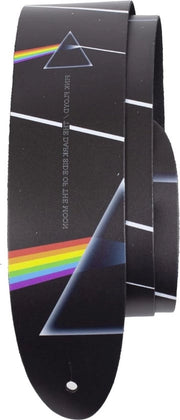 Banda per chitarra da diretta a pelle - Officiale licenza PINK FLOYD - Adattabile - Per chitarre acustiche-basso-elettriche - Fatto in Canada (DTL25PF-11000)