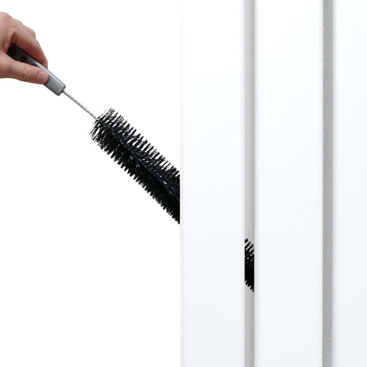 Radiatore a Specchio a Doppia Colonna Verticale Bianco 1800mm x 565mm