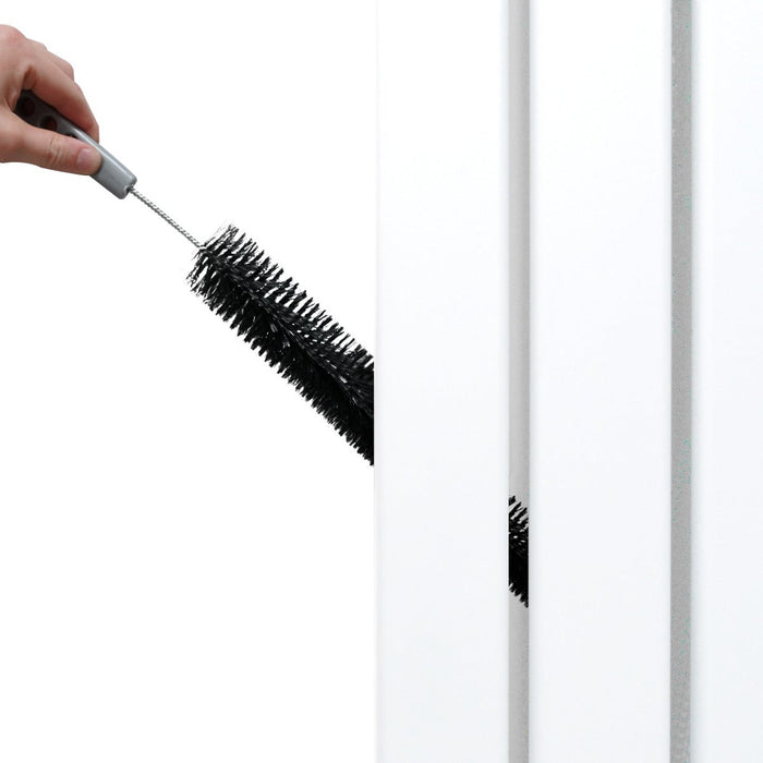 Radiatore a Specchio a Doppia Colonna Verticale Bianco 1800mm x 565mm