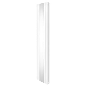 Radiatore Ovale a Specchio a Doppia Colonna Verticale Bianco 1800mm x 380mm