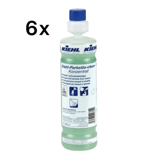 Parketto Clean 6 Pezzi x 1 L, Detergente Per Pavimenti in Legno e Laminati | Kiehl