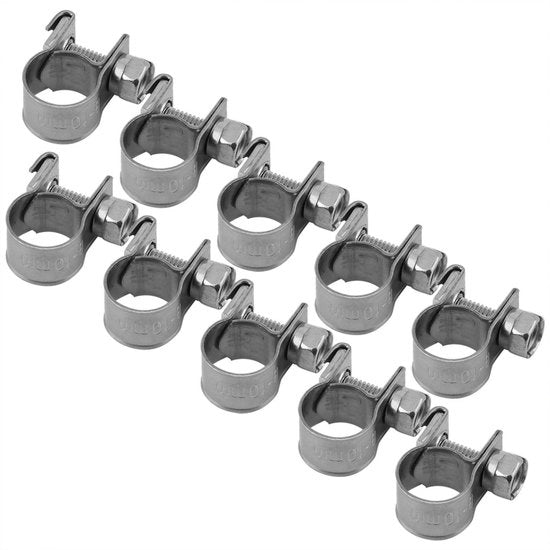 Set di Viti a Sfera da 10 pezzi 6-20 mm - Viti a Sfera in Acciaio Inox - Assortimento di Viti a Sfera - Viti a Sfera in Acciaio Inox - Viti a Sfera Mini - Viti a Sfera per Tubi