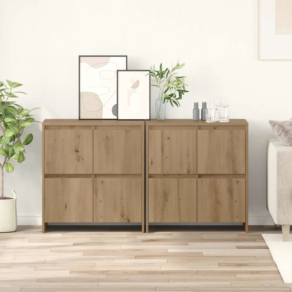 Sideboards 2 pcs rovere artigianale 70 x 41 x 75 cm