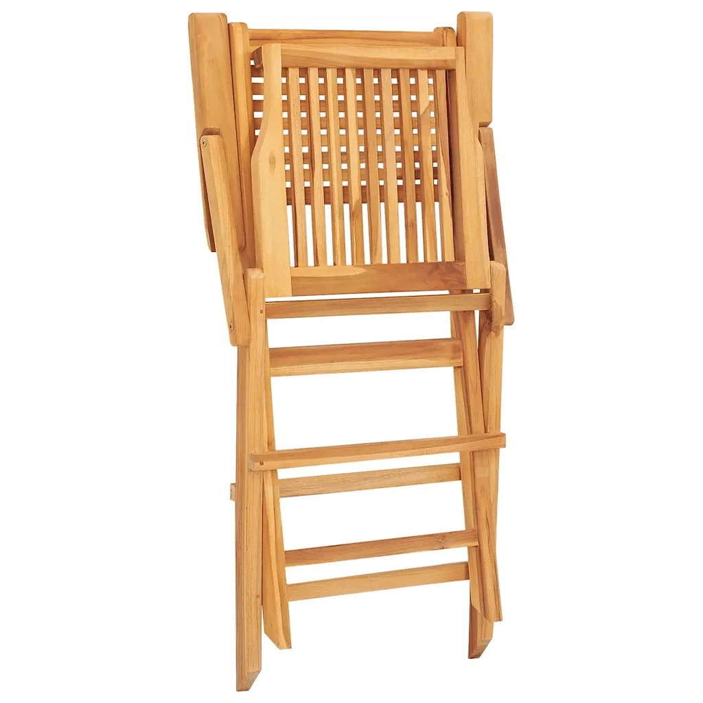 Sedie da Giardino Pieghevoli 2pz 55x62x90cm Legno Massello Teak 362762