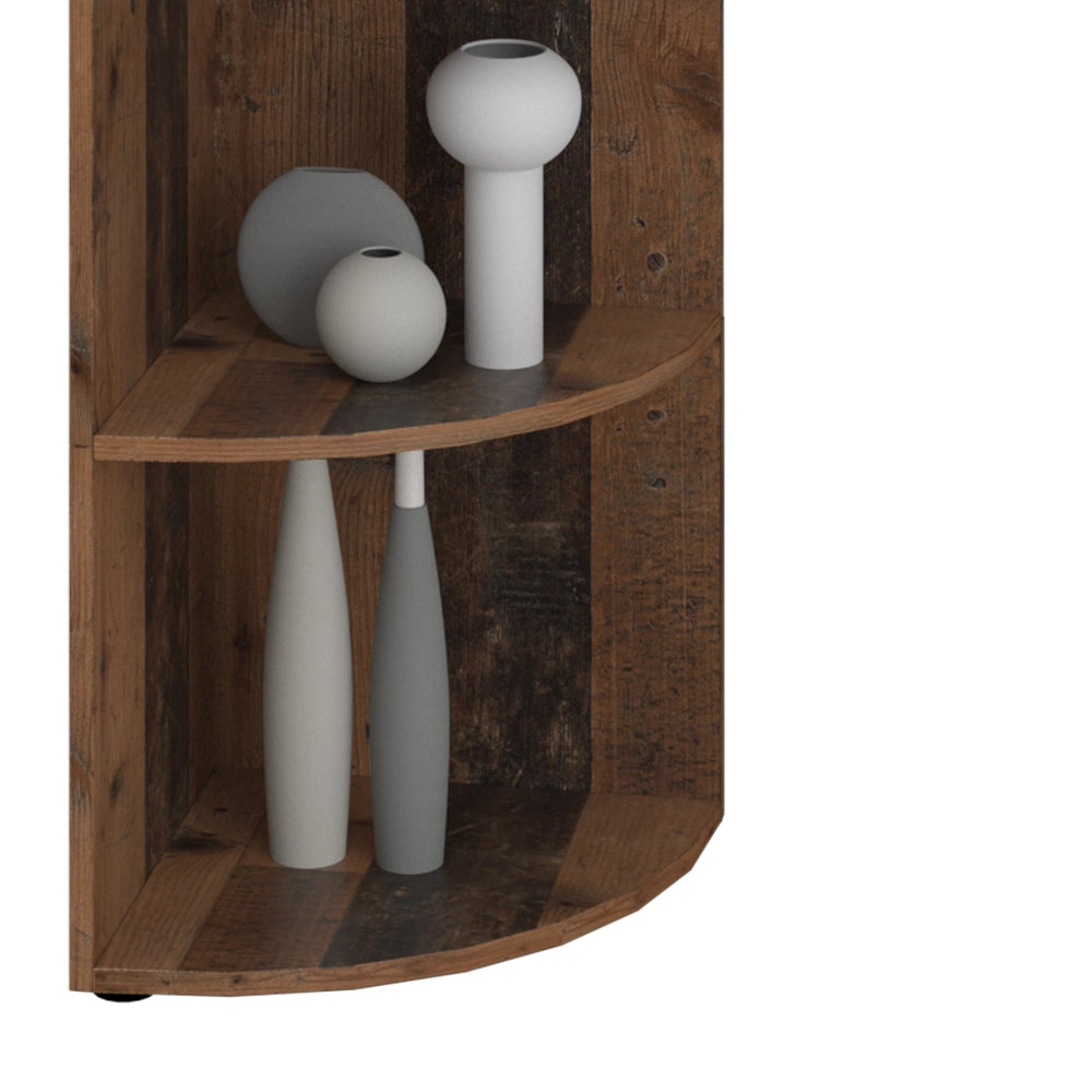Vicco Libreria angolare da terra Legno antico 40 x 180 cm
