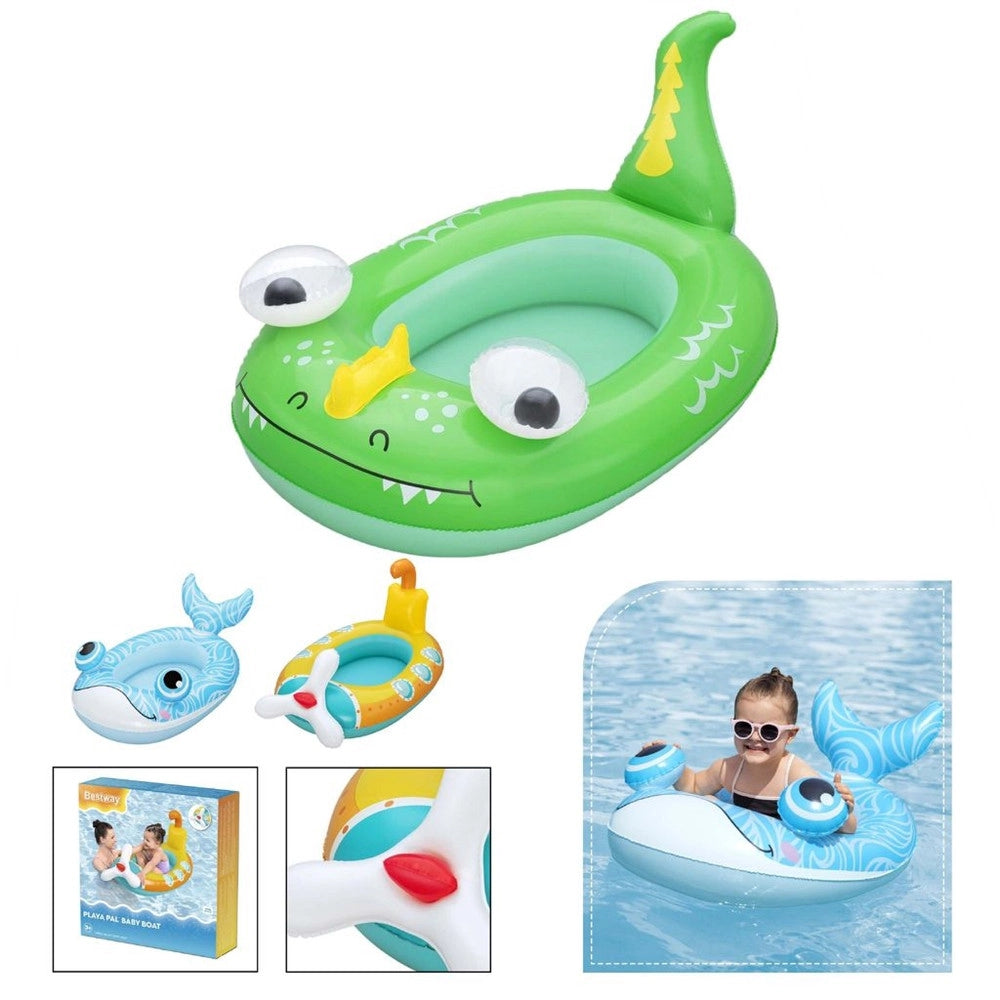 Trade Shop - Canotto Barca Gonfiabile Per Bambini Amico Acquatico Assortito Piscina Mare 34213 -