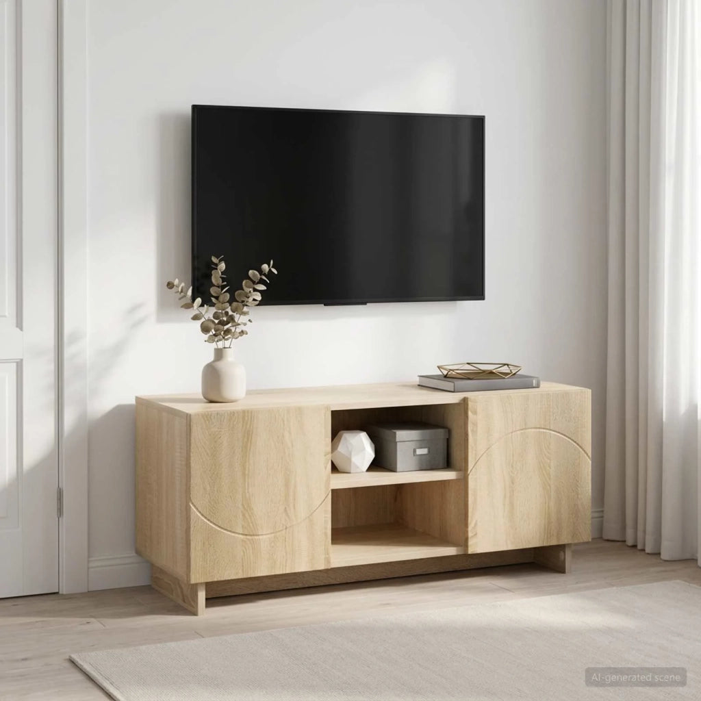 Supporto TV 90 x 34.5 x 40 cm Rovere Sonoma 8011479