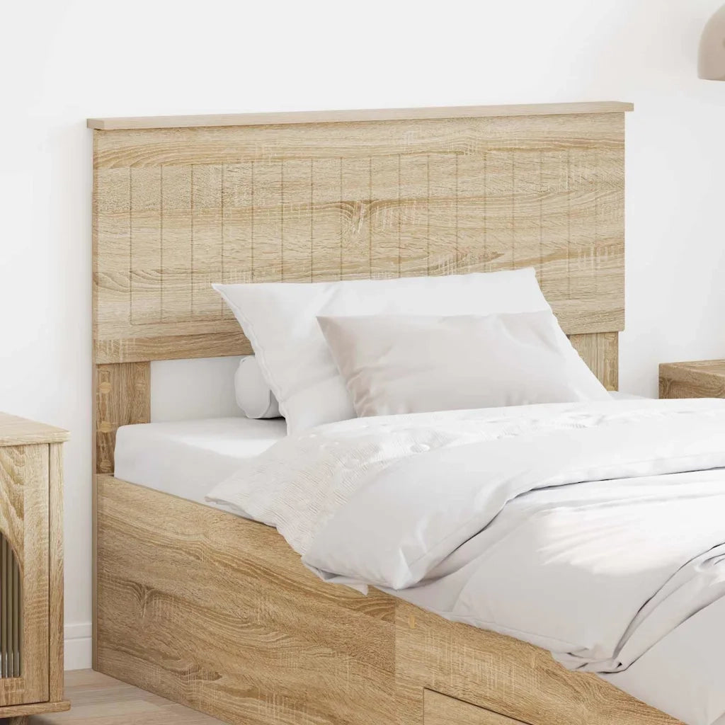 Testiera-Testata-Testiera Decorativa Rovere Sonoma 100 cm Legno multistrato 382736