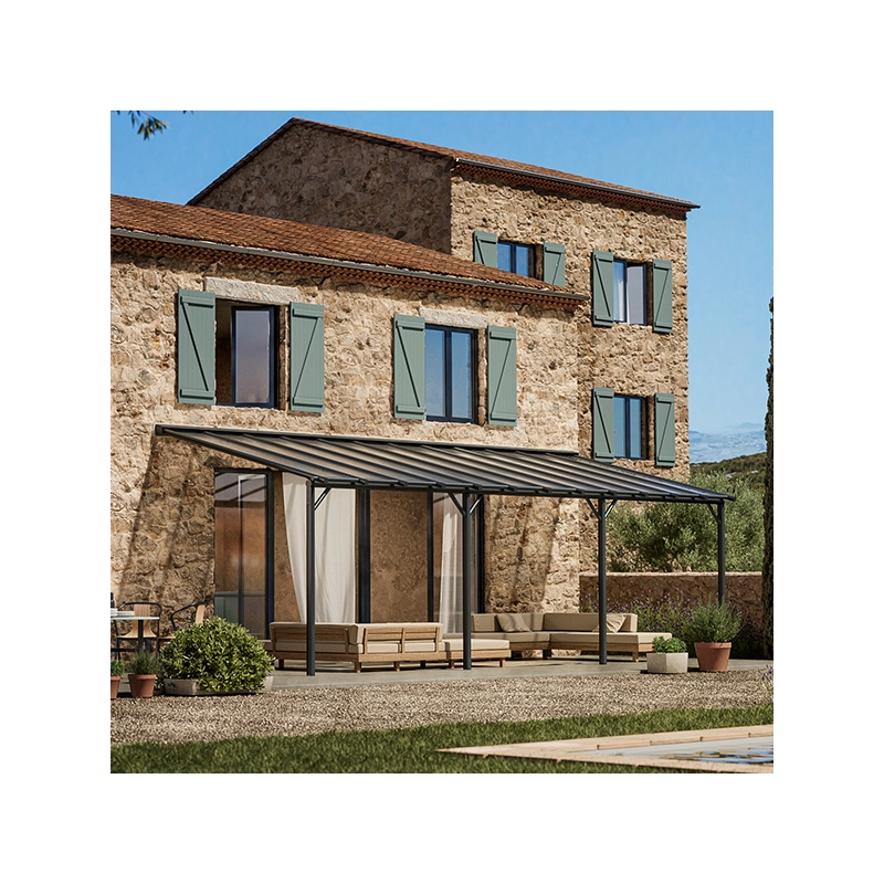 Pergola PERGOFRANCE Harmonie 3x8M - Antracite