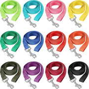 12 set di cinture per cani in nylon in 12 colori - Adatti per cuccioli e cani piccoli