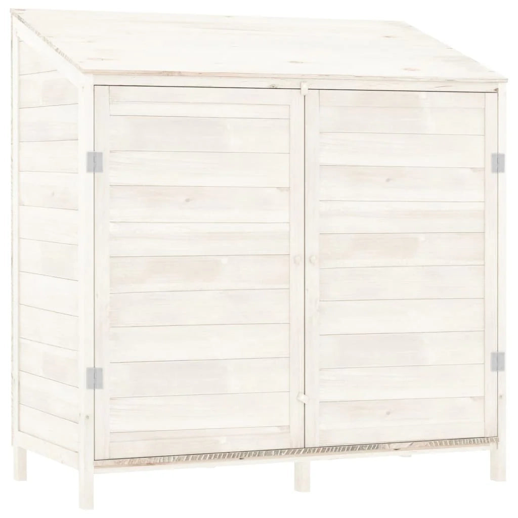 Casetta da giardino 102 x 52 x 112 cm in legno massello di abete bianco 02_0044041