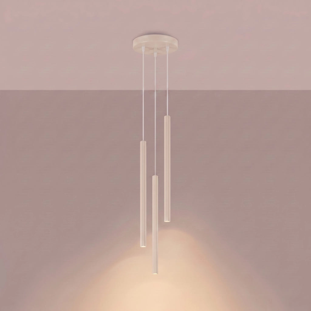 Lampada a sospensione ARCHE 3P beige