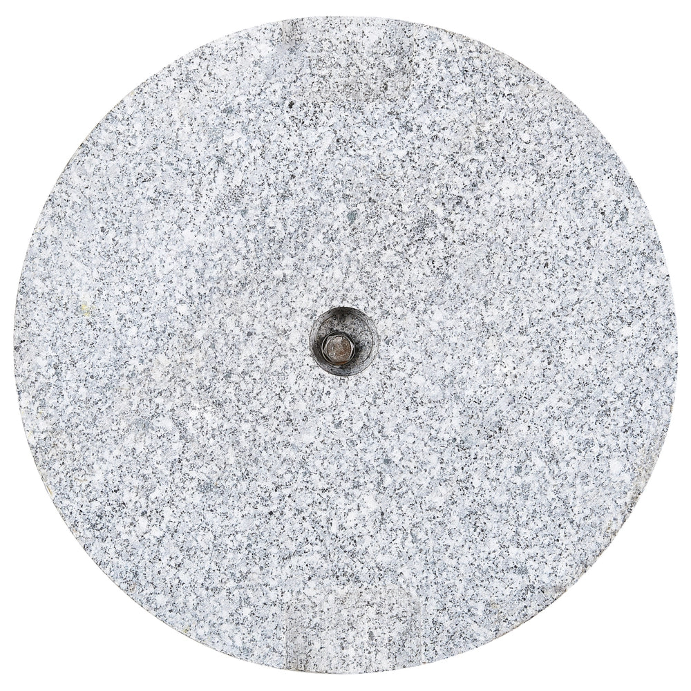 Base per ombrellone in granito color nero 45 cm terrazzo giardino esterno metallo robusto