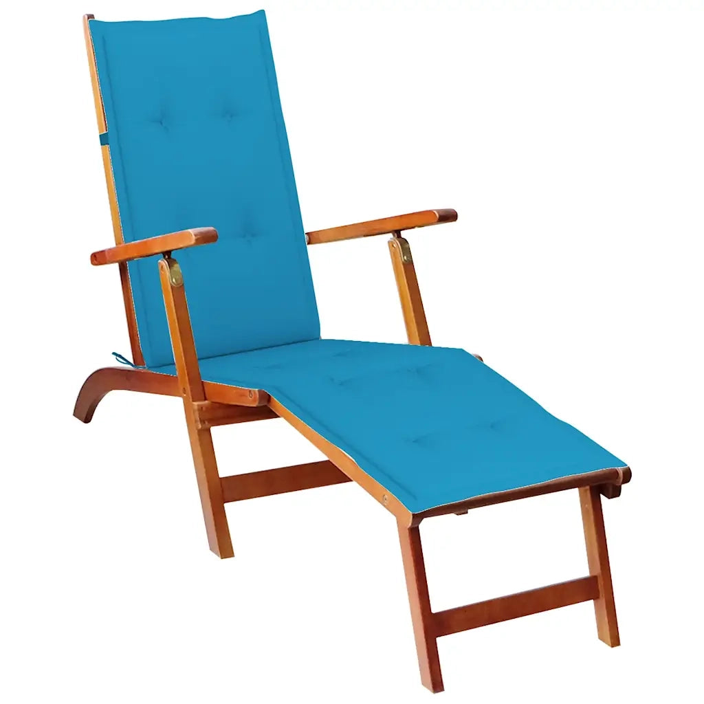 Cuscino per Sdraio Blu (75+105)x50x4 cm 314177