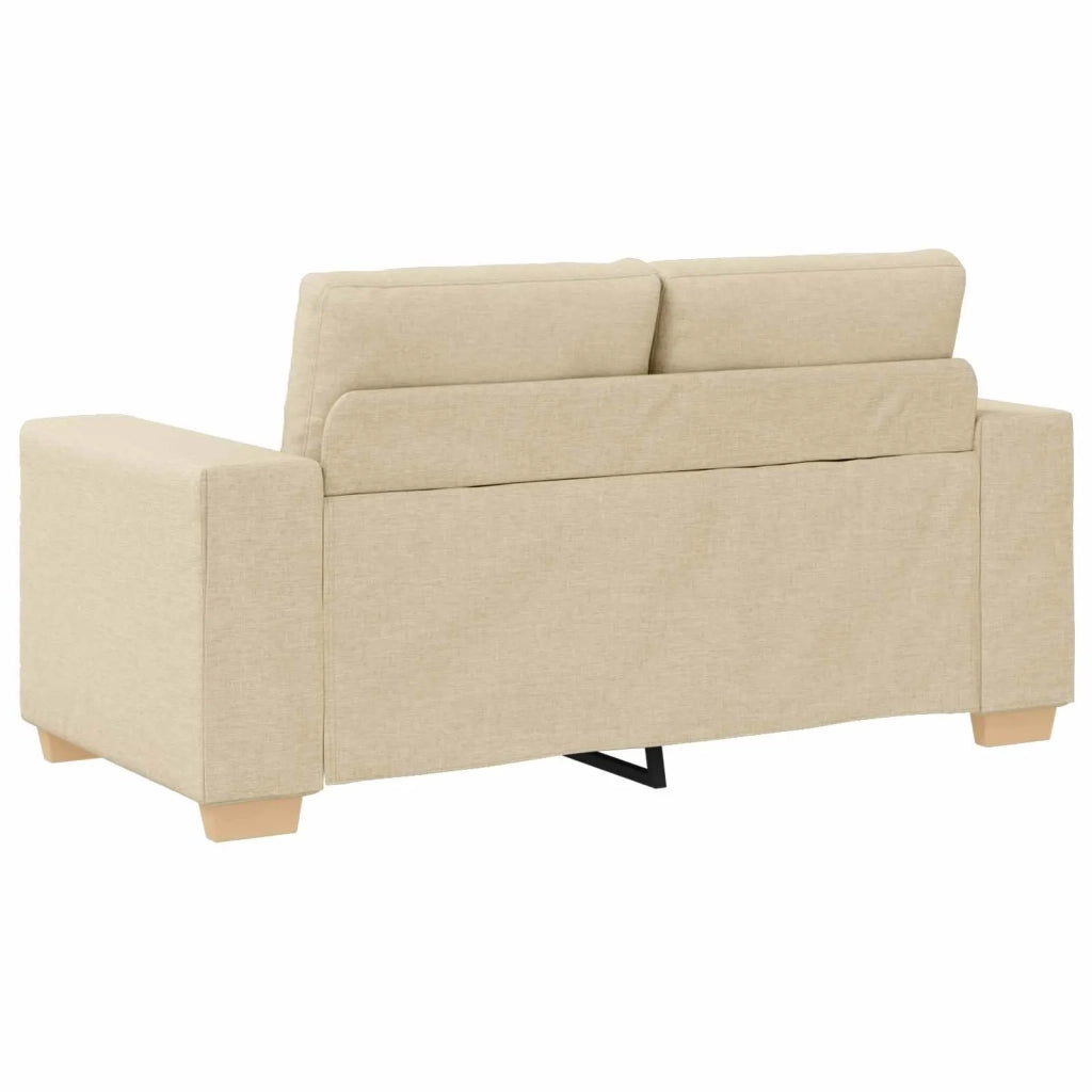 | Divano a due posti | con cuscino Crema Tessuto 4105075