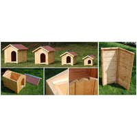 Cuccia per cani in legno, doghe spessore 16mm Serie Super Dog  Mod. 500/01 - 120005