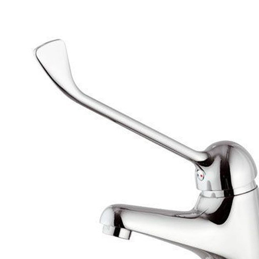 Miscelatore monocomando lavabo con leva clinica.