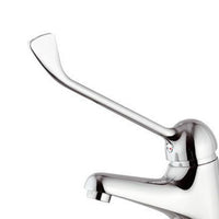Miscelatore monocomando lavabo con leva clinica.