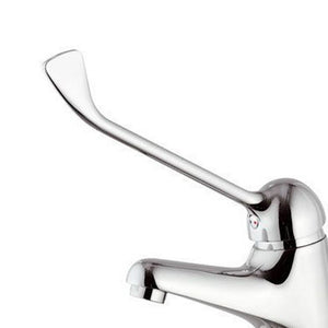 Miscelatore monocomando lavabo con leva clinica.