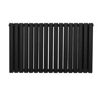 Radiatore a colonna ovale - 600 mm x 1020mm - Nero