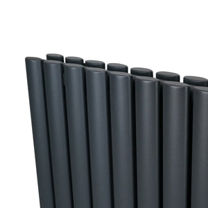 Radiatore a colonna ovale - 600 mm x 1440mm - Grigio Antracite