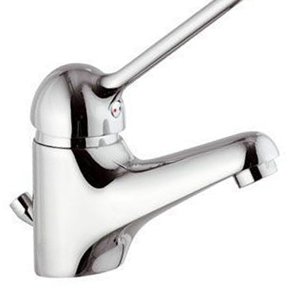 Miscelatore monocomando lavabo con leva clinica.