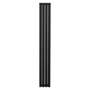 Radiatore a colonna ovale - 1800mm x 240mm - Nero
