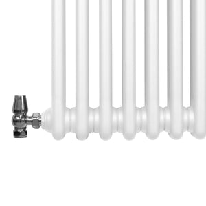 Termosifone Radiatore a 2 colonne per riscaldamento centralizzato verticale Bianco 150x20cm