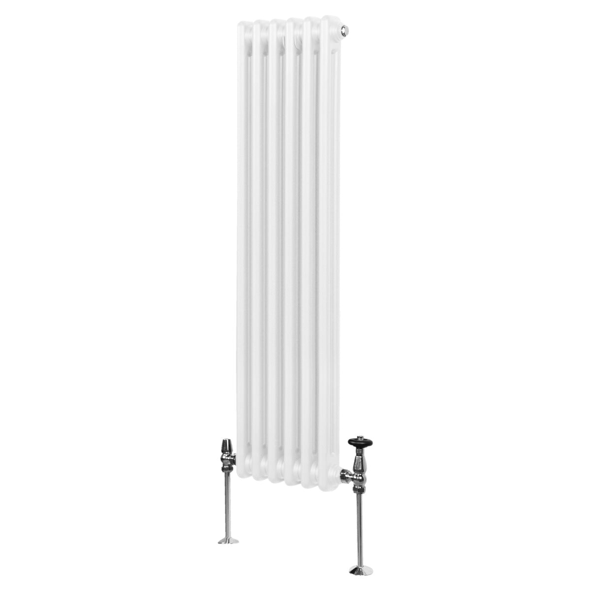 Termosifone Radiatore a 2 colonne per riscaldamento centralizzato verticale Bianco 150x29cm